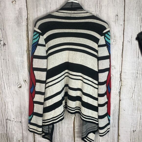 Last Chance! Love Culture Floral Zebra Cardigan  Size M/L - Picture 9 of 12